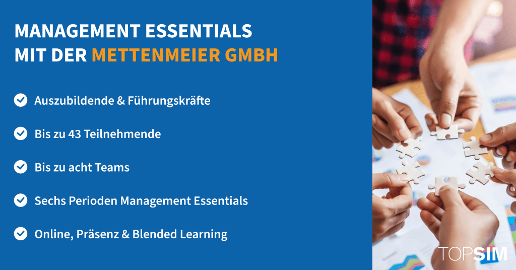 Einsatzkonzept Management Essentials mit der Mettenmeier GmbH